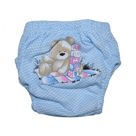 Aleze si chilotei scutec - Chiloti de trecere la olita refolosibili pentru copii Mini Junior CTR-MJ4, Albastru