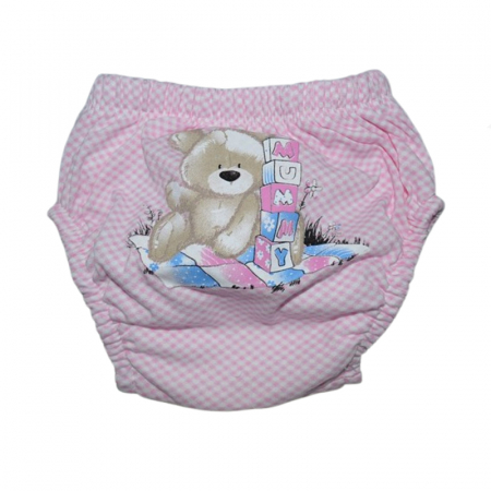 Aleze si chilotei scutec - Chiloti de trecere la olita refolosibili pentru copii Mini Junior CTR-MJ7, Roz