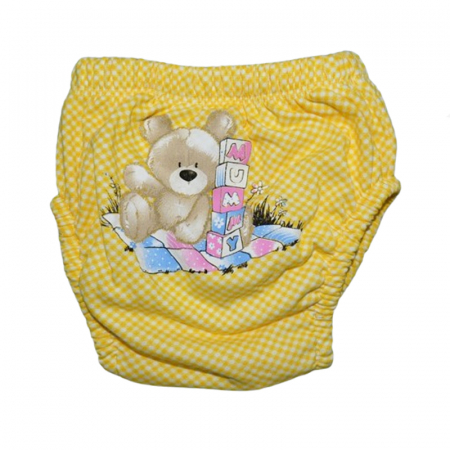 Aleze si chilotei scutec - Chiloti de trecere la olita refolosibili pentru copii Mini Junior CTR-MJ9, Galben