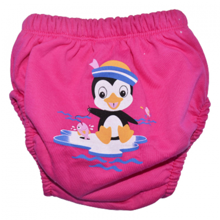 Chiloti de trecere la olita refolosibili pentru fete Mini Junior POS31, Fucsia [0]