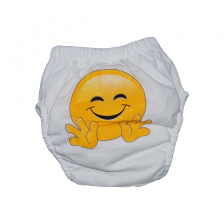 Aleze si chilotei scutec - Chiloti de trecere la olita refolosibili pentru fete Mini Junior CHREMJ-29, Alb