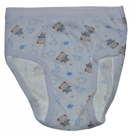 Lenjerie intima - Chiloti pentru baieti Mini Junior MJ40014A, Alb