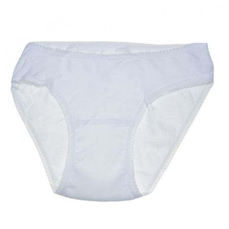 Lenjerie intima - Chiloti pentru fete Mini Junior MJ1908, Alb