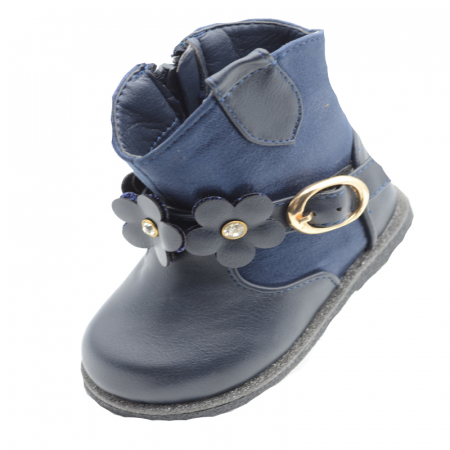 Cizme captusite pentru fete MRS S192-26, Bleumarin [2]