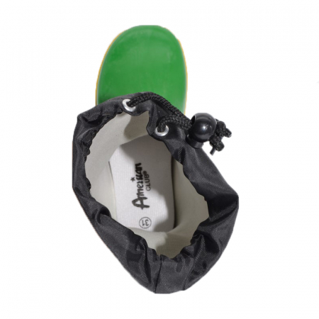 Cizme din cauciuc captusite pentru baieti American Club CBAC-1-29, Verde [3]