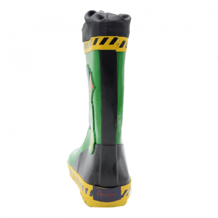 Cizme din cauciuc captusite pentru baieti American Club CBAC-1-29, Verde [2]