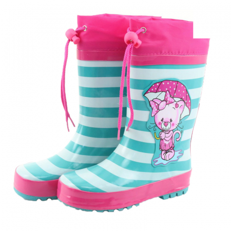 Cizme din cauciuc fete American Club AMC-002-30, Multicolor [5]