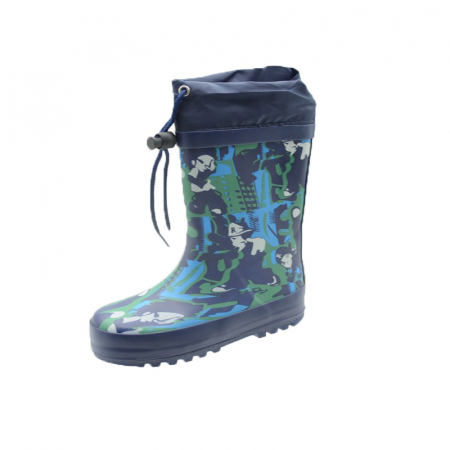 Cizme cauciuc baieti - Cizme din cauciuc pentru baieti Bi&Ki A-B003-64-26, Albastru
