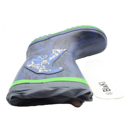 Cizme din cauciuc pentru baieti Bi&Ki A-B005-06-31, Albastru [3]