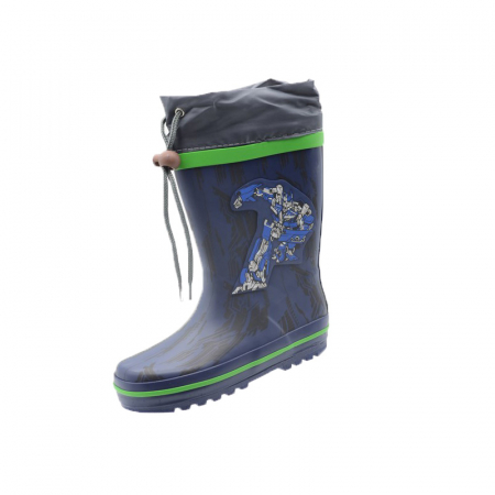Cizme cauciuc baieti - Cizme din cauciuc pentru baieti Bi&Ki A-B005-06-31, Albastru