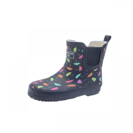 Cizme cauciuc fete - Cizme din cauciuc pentru fete American Club KA02/20UB-31, Multicolor
