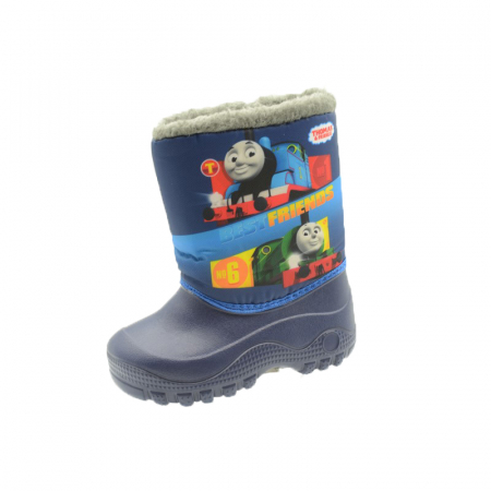 Cizme cauciuc baieti - Cizme din spuma cu blanita pentru baieti Setino Tomas 860-730-24-25, bleumarin