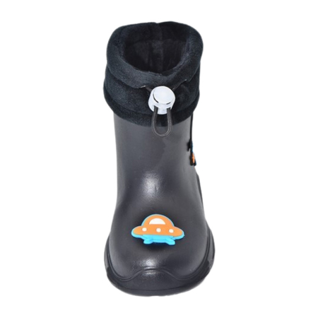 Cizme din spuma EVA, cu soseta detasabila, pentru baieti, Apawwa J380-23, Negru [1]