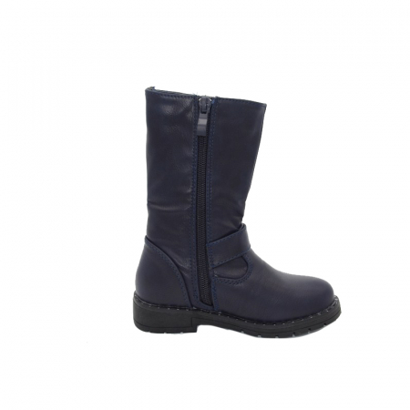 Cizme imblanite pentru fete MRS R682-26-26, Bleumarin [2]
