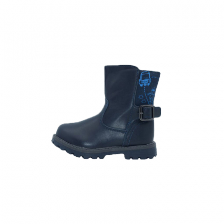 Ghete si cizme baieti - Cizme imblanite pentru baieti Apawwa H65B-28, Bleumarin