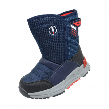 Ghete si cizme baieti - Cizme imblanite pentru baieti Tom Miki C-T9614-B-28, Bleumarin