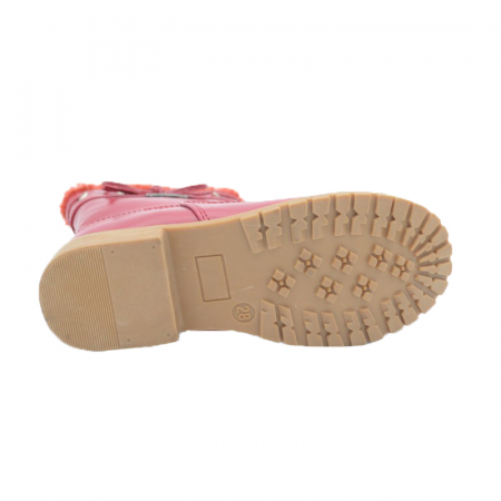 Cizme imblanite pentru fete American Club BF4001-C103F-32, Rosu [2]