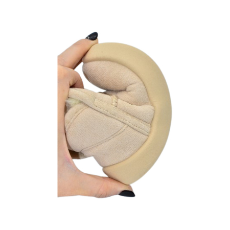 Cizme cu talpa flexibila si imblanite pentru fete, Apawwa C5509P, Crem [7]