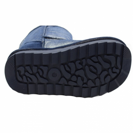 Cizme imblanite pentru fete Bessky 8301-2-32, Bleumarin [1]