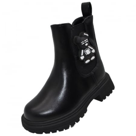 Cizme imblanite pentru fete Bessky BM3300-1B, Negru [2]