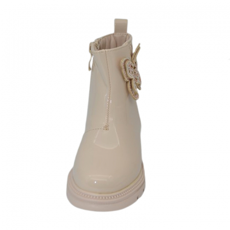Cizme imblanite pentru fete MRS R718, Bej [3]