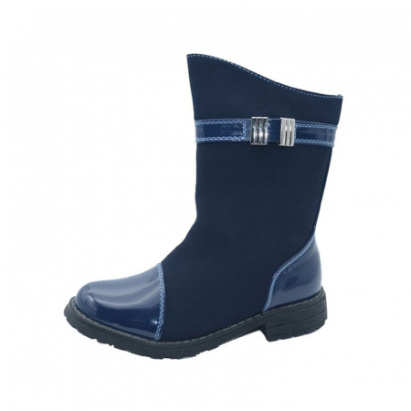 Încălțaminte fete - Cizme imblanite pentru fete Mini Junior 5W-DY85738B-25