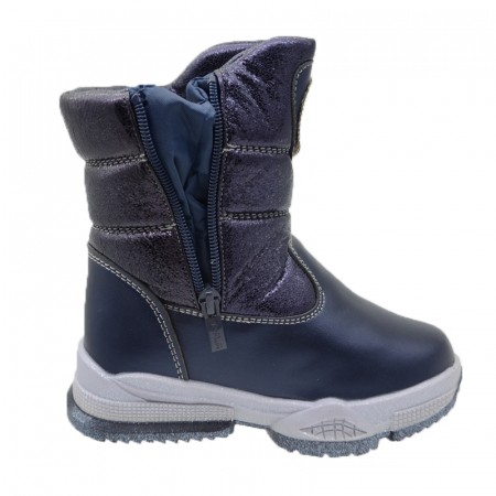 Cizme imblanite pentru fete Tom Miki C-T7836-B-27, Bleumarin [1]