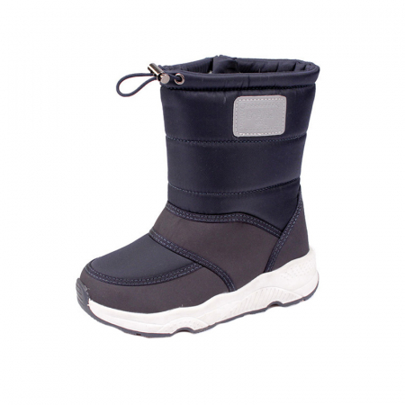 Încălțaminte fete - Cizme imblanite pentru fete WeeStep 7722DB-32, Bleumarin