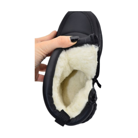 Cizme impermeabile si imblanite pentru baieti, Bi&Ki A-B01443-A-27, Negru [4]