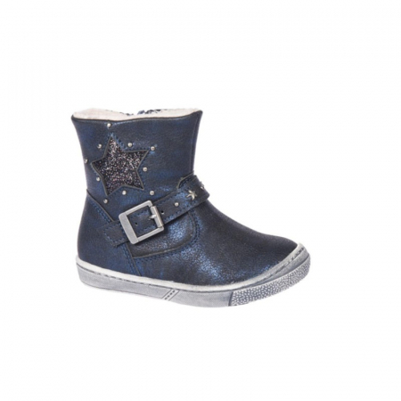 Cizme pentru fete American Club G-AB14057B-29, Bleumarin [2]