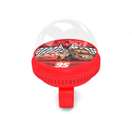 Triciclete, bicicletă copii - Claxon pentru bicicleta Disney Cars 9106, Rosu