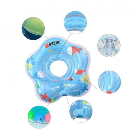 Colac de inot pe gat pentru copii Mini Junior YT-076L, Albastru [1]