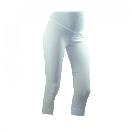 Pantaloni gravide - Colanti 3/4 pentru gravide New Star CGNWS1AL, Alb