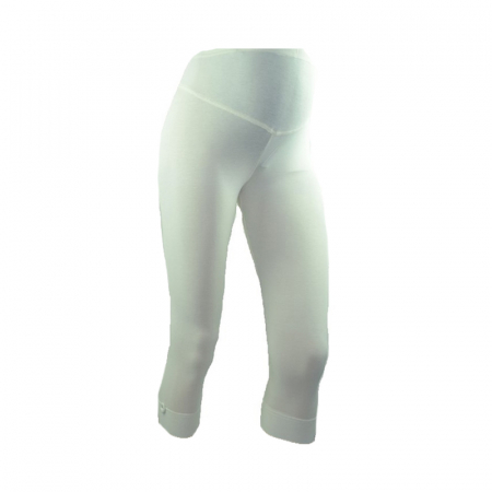 Pantaloni gravide - Colanti 3/4 pentru gravide NewStar CGNWS1I, Alb