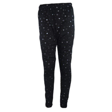 Pantaloni si colanti fete - Colanti imblaniti pentru fete Fashion Kids MJ-5984-N, Negru