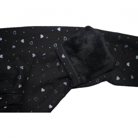 Colanti imblaniti pentru fete Fashion Kids MJ-5984-N, Negru [2]