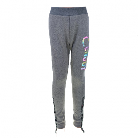 Pantaloni si colanti fete - Colanti imblaniti pentru fete Happy House FOFO 139-B-104, Gri