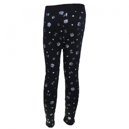 Colanti imblaniti pentru fete Happy House FOFO125-B-86, Negru [1]