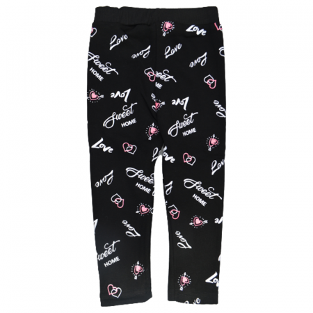 Colanti imblaniti pentru fete Happy House WB-3002N, Negru [1]
