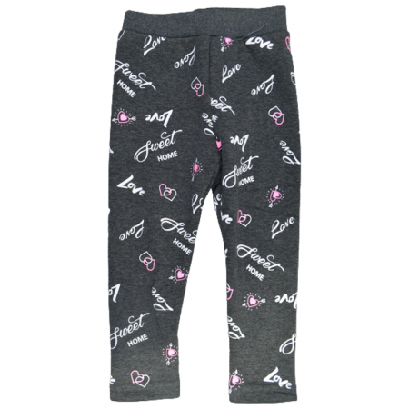 Pantaloni si colanti fete - Colanti imblaniti pentru fete Happy House WB-3003G, Gri