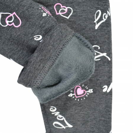 Colanti imblaniti pentru fete Happy House WB-3003G, Gri [2]