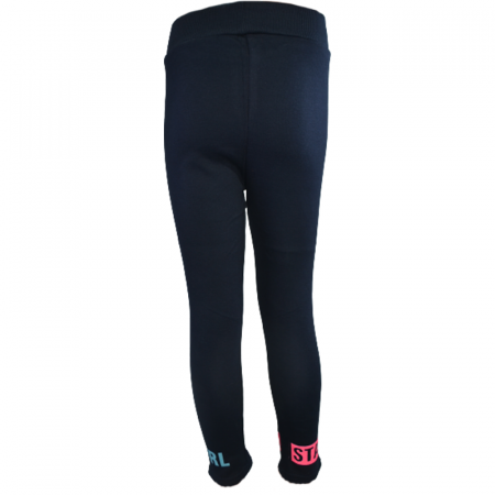 Colanti imblaniti pentru fete Happy House WB-3005, Bleumarin [1]