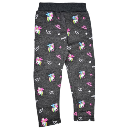 Colanti imblaniti, pentru fete, Happy House WB-3319G, Gri [1]