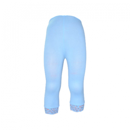 Pantaloni scurti si colanti 3/4 - Colanti pentru fete 3/4 din microfibra Milusie B2810-ALL, Albastru