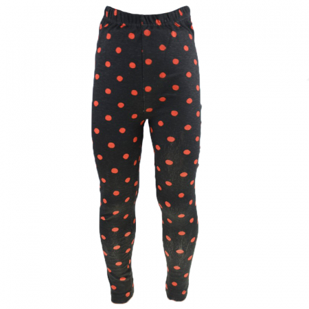 Îmbrăcăminte fete - Colanti pentru fete E Plus M Buburuza 154575N-110-cm, Negru