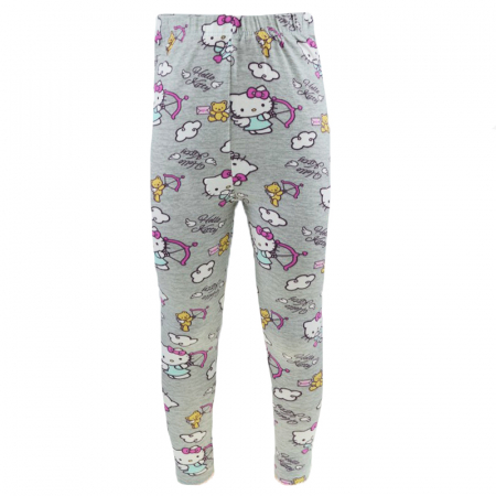 Pantaloni si colanti fete - Colanti pentru fete E Plus M Hello Kitty 52102212G-110-cm, Gri