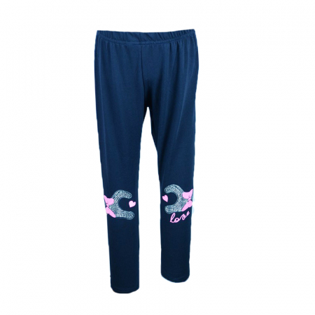 Îmbrăcăminte fete - Colanti pentru fete Happy House HH242B-128-cm, Bleumarin