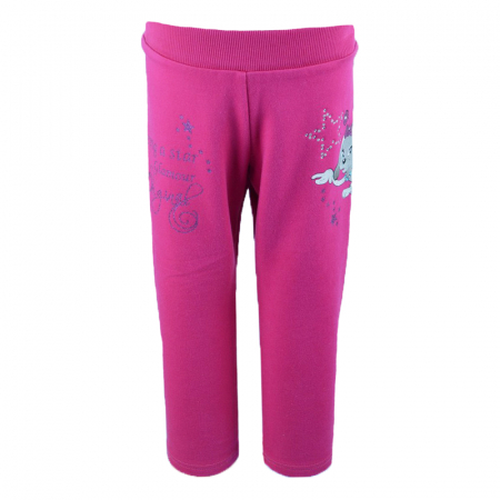 Pantaloni sport - Colanti pentru fete Atut 4553-92-cm, Fucsia