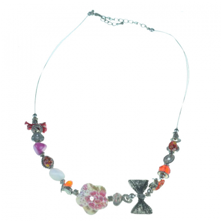 Bijuterii - Colier din margele pentru dama Mini junior GB-27, Multicolor