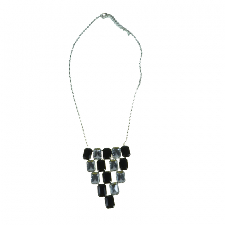 Marochinarie - Colier din pietre artificiale pentru dama Mini junior GB-11, Negru